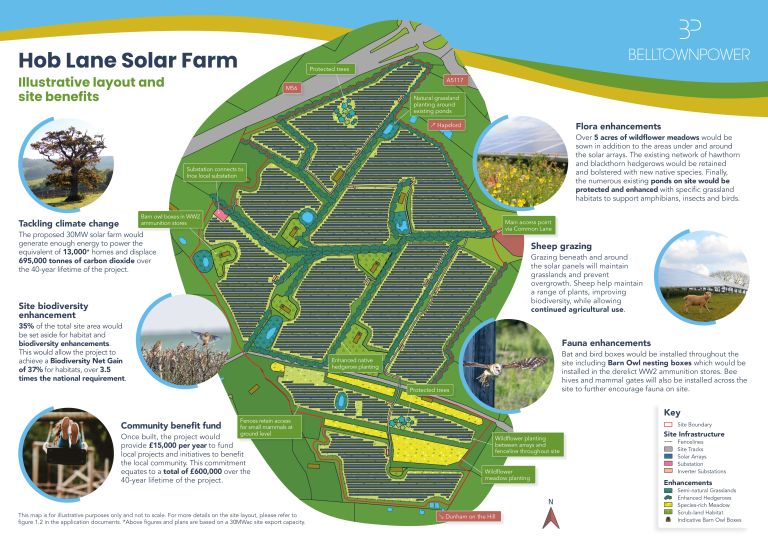 Click on plan for full view. Please note that the site layout in the planning application is slightly different to this representation; this plan will be updated soon to reflect these changes